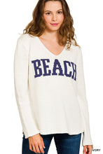 Load image into Gallery viewer, Beach V Neck Sweater
