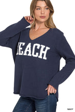 Load image into Gallery viewer, Beach V Neck Sweater
