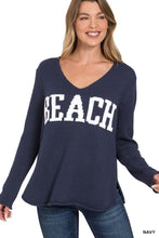 Load image into Gallery viewer, Beach V Neck Sweater
