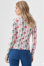 Load image into Gallery viewer, Lila Ribbon Mesh Top
