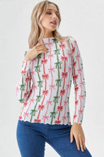 Load image into Gallery viewer, Lila Ribbon Mesh Top
