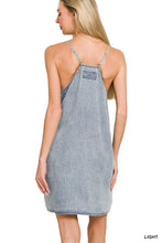 Load image into Gallery viewer, Lizzy Chambray Mini Dress
