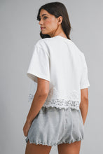 Load image into Gallery viewer, White Willow Crop Top
