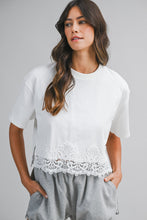 Load image into Gallery viewer, White Willow Crop Top
