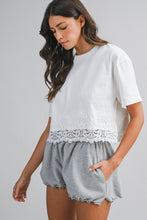 Load image into Gallery viewer, White Willow Crop Top
