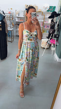 Load image into Gallery viewer, Palm Postcard Midi Dress
