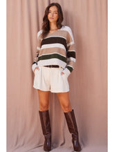 Load image into Gallery viewer, Fall Crush Sweater Top Brown
