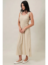 Load image into Gallery viewer, Sunday Chill Midi Dress Taupe

