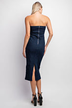 Load image into Gallery viewer, Edit Your Style Denim Midi Dress
