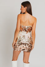 Load image into Gallery viewer, Flashy Sequin Tube Dress
