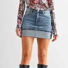 Load image into Gallery viewer, Cuffed To Perfection Mini Skirt
