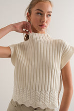 Load image into Gallery viewer, Rory Cropped Sweater Ivory
