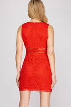 Load image into Gallery viewer, Hot For The Holidays Mini Dress Red
