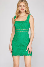 Load image into Gallery viewer, Hot For The Holidays Mini Dress Green
