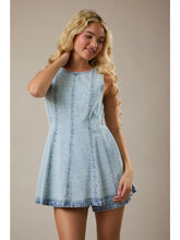 Load image into Gallery viewer, Blue Jean Baby Romper
