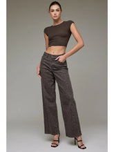 Load image into Gallery viewer, Cheetah Luxe Mid Rise Dad Jeans
