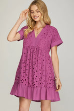 Load image into Gallery viewer, Magenta Dreamy Mini Dress
