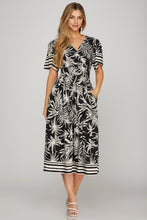 Load image into Gallery viewer, Royal Palm Midi Dress

