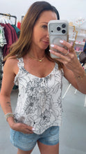 Load image into Gallery viewer, Fine Lines Floral Top
