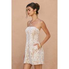Load image into Gallery viewer, Seashore Strapless Mini Dress
