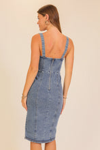 Load image into Gallery viewer, Nashville Nights Denim Dress
