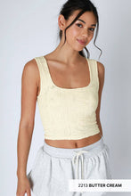 Load image into Gallery viewer, Double Lace Square Crop Top
