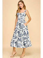 Load image into Gallery viewer, Stroll Though Paradise Midi Dress
