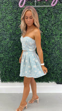 Load image into Gallery viewer, Blue Valentine Pleated Skirt
