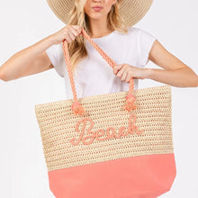 Load image into Gallery viewer, Rope Beach Tote
