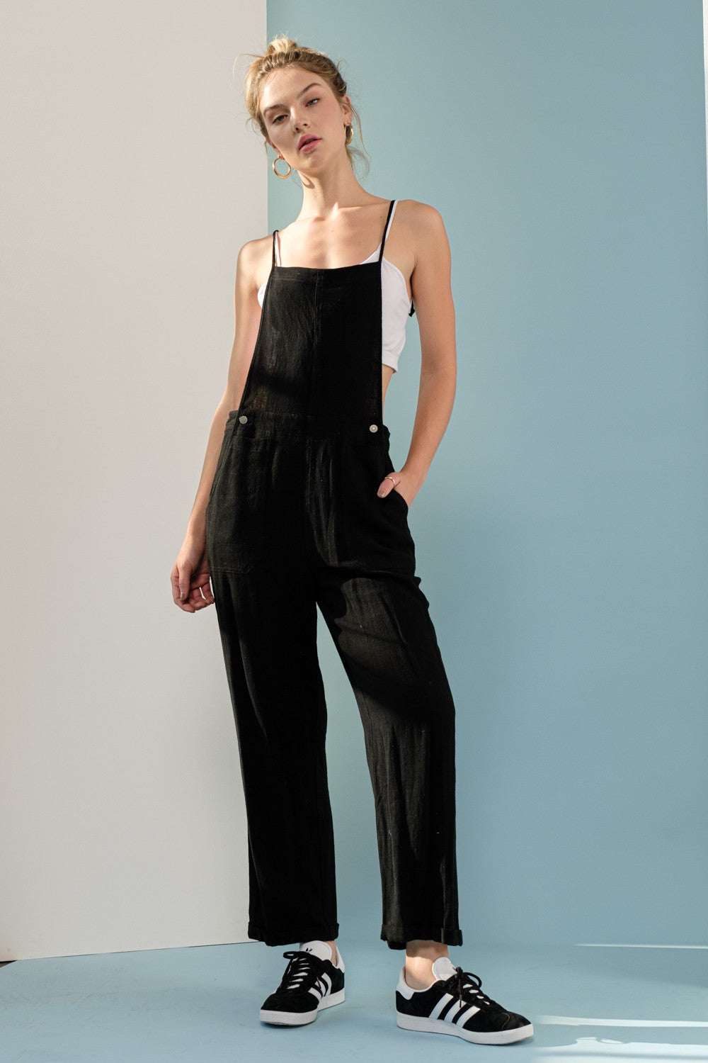 Penny Overall Jumpsuit Black