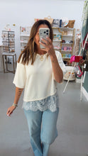 Load image into Gallery viewer, Lace After Latte Top
