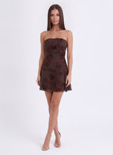 Load image into Gallery viewer, Falling Flowers Mini Dress
