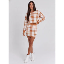 Load image into Gallery viewer, Carmel Latte Plaid Set
