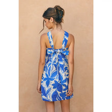 Load image into Gallery viewer, Mykonos Knot Halter Mini Dress
