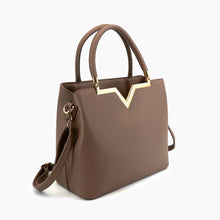 Load image into Gallery viewer, Veronica Fall Satchel Purse Mauve
