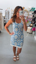 Load image into Gallery viewer, Pair Stamped Mini Dress
