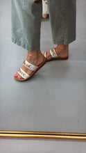 Load image into Gallery viewer, Seeing Double Sandal Ivory
