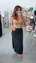 Load image into Gallery viewer, Peyton Midi Skirt Black
