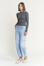 Load image into Gallery viewer, Mazzy High Waist Barrel Jean
