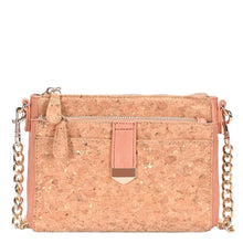 Load image into Gallery viewer, Peachy Cork Crossbody Bag
