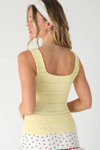 Load image into Gallery viewer, Lace Textured Square Tank
