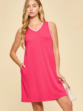 Load image into Gallery viewer, Classy Stitch Mini Dress

