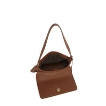 Load image into Gallery viewer, Horsebit Curved Baguette Shoulder Bag
