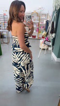 Load image into Gallery viewer, Off To Paradise Wide Leg Pants Navy
