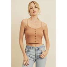 Load image into Gallery viewer, Small Talk Ribbed Crop Top

