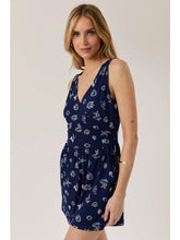 Load image into Gallery viewer, Navy Shells Romper
