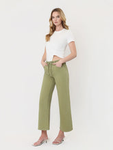 Load image into Gallery viewer, Green Goddess Crop Jeans
