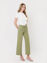 Load image into Gallery viewer, Green Goddess Crop Jeans

