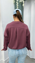Load image into Gallery viewer, Just plum Luck Sweater

