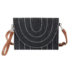 Load image into Gallery viewer, Straw Clutch/Crossbody Bag
